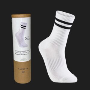 Hvide sportsstrømper (unisex str. 38-45) 3 par